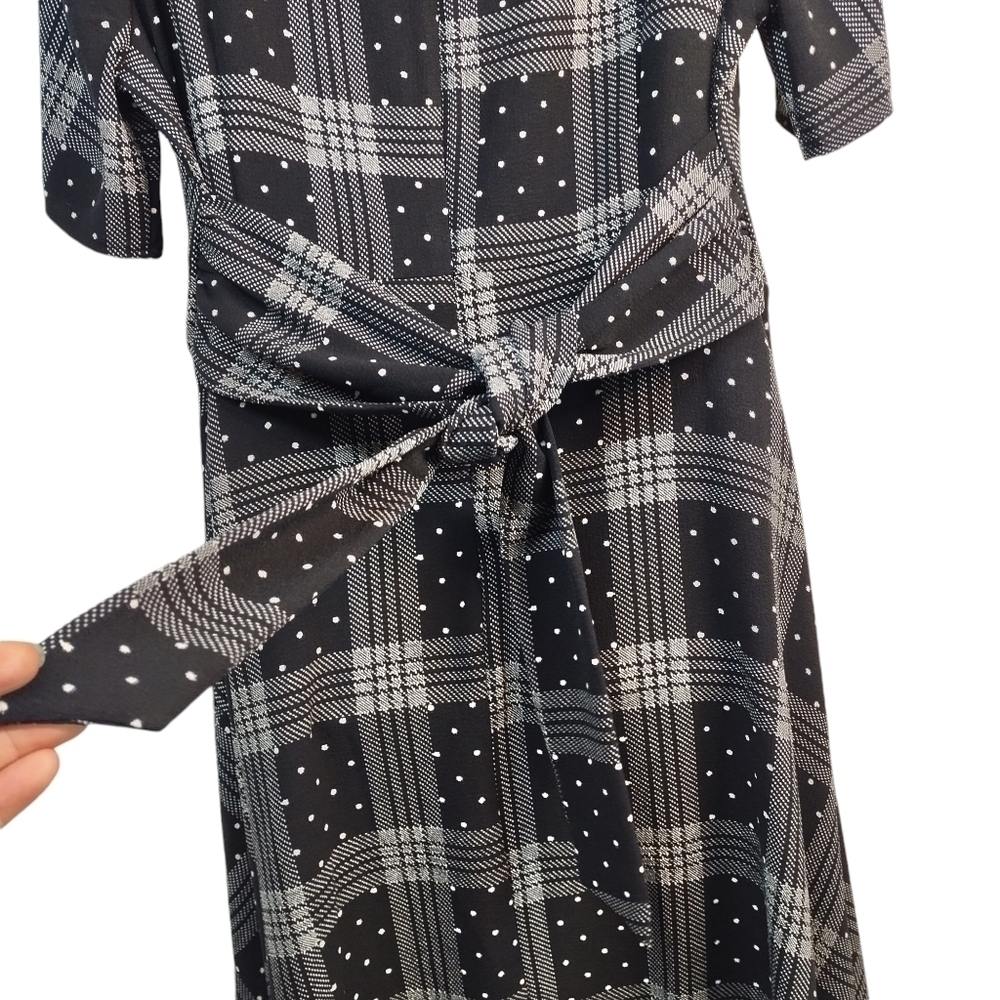 Elle Dress Women's Black White irregular hem Dress Sz XXL NWT - Picture 8 of 11